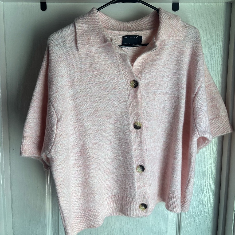 ASOS short sleeve knitted cardigan